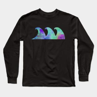 Waves Surfing Clothing and Apparel for Surf Vacation at the Beach Gift Long Sleeve T-Shirt